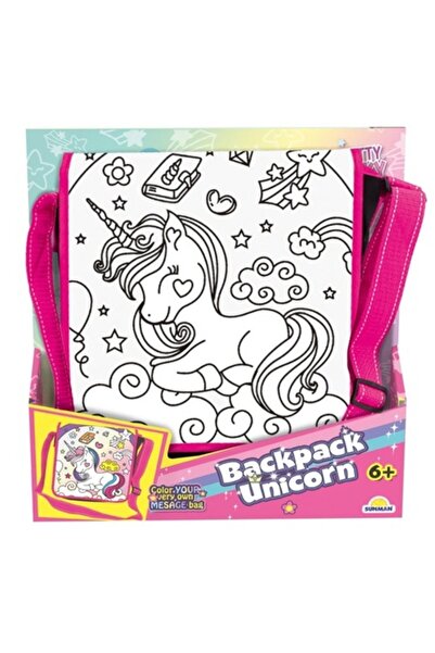 Pretty Pinky Colorează-ți propria geantă cu unicorn,