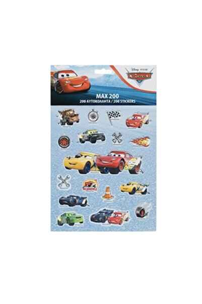 OEM Evia Set of 200 Stickers with Disney Cars