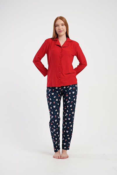 OBJE Women's Indigo Marla Pajama Bottoms with Pockets