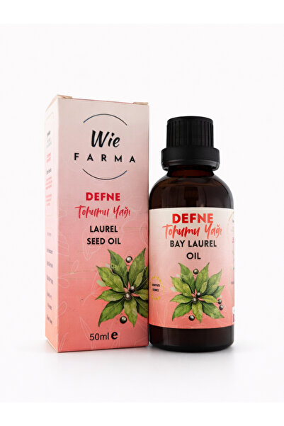Wie Farma Defne Tohumu Yağı 50 ml Soğuk Sıkım Cam Şişe Doğal Bakım Yağı