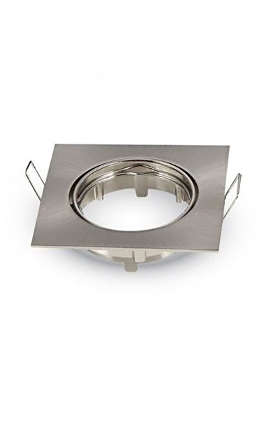 V-TAC Corp Spot GU10, pătrat, cromat, unghi reglabil