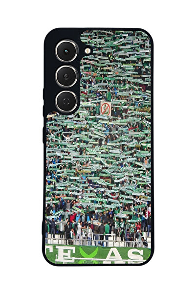 TECNO Spark 40 Pro Uyumlu Baskılı, Mat Siyah,Yumuşak Silikon, Koruyucu,Şok Em...