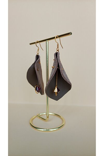 Quincey Sinci Atelier Leather Handmade Earrings
