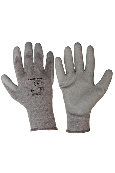 OEM LAHTI.PRO COTTON-POLYESTER GLOVES WITH LATEX - (11)