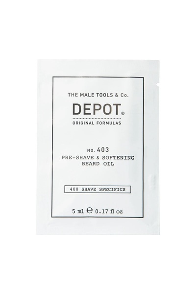 DEPOT Depot, 400 Shave Specifics No. 403, Γλυκό Αμύγδαλο, Μαλακτικό, Λάδι πρι...