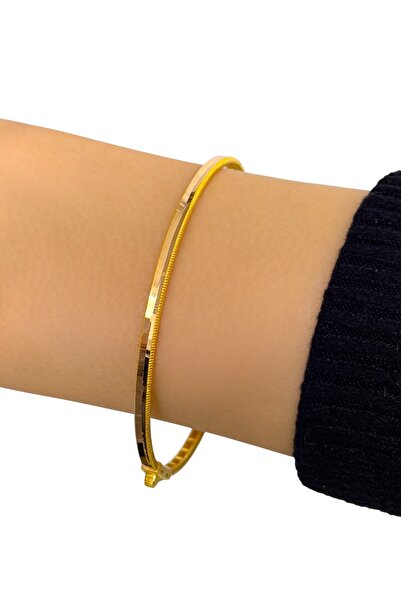 Altınaşkı Oluklu Ajda Altın Bilezik