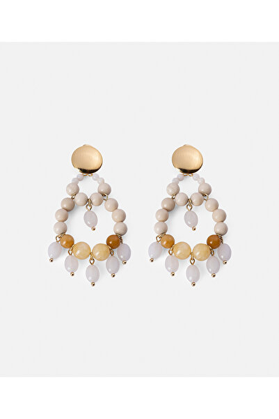 İpekyol Mixed Stone Dangle Earrings