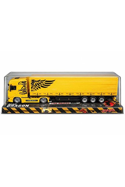 MYTOY Scania, Volvo Model Oyuncak Tır – 46 cm Uzunluk, Hareketli Dorse, 12 Te...