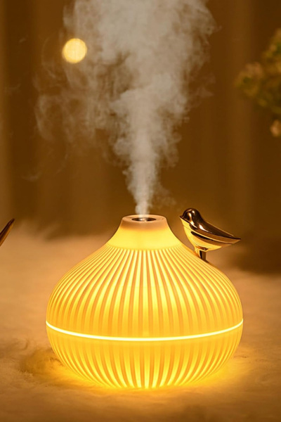 EXENAR Mini Hava Nemlendirici Buhar Makinesi LED Işık Tasarımlı Difüzör Gece ...