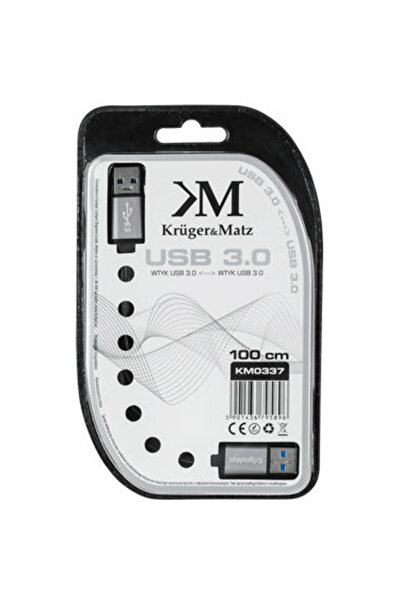 Kruger&Matz CABLU STEREO 3.5 TATA - TATA 1.5M BLISTER K&M