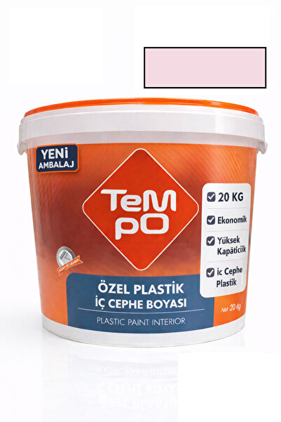 Tempo İç Cephe Plastik Boya 20 KG – Ekonomik, Mat - Elegan Pembe