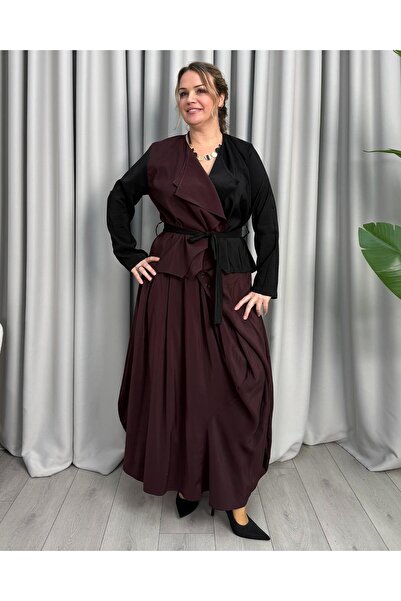 FUNDA Maria Design Suit Burgundy Black