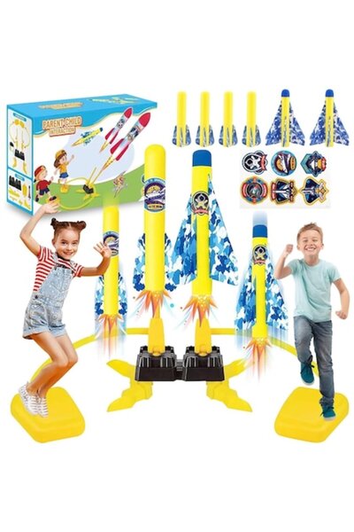 Avaleea Lansator de rachete pentru copii cu pedală de picior