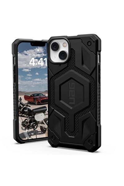 Evia Carcasă de protecție pentru iPhone 14 Plus, X44, Lexgard, Kevlar Deep Dark