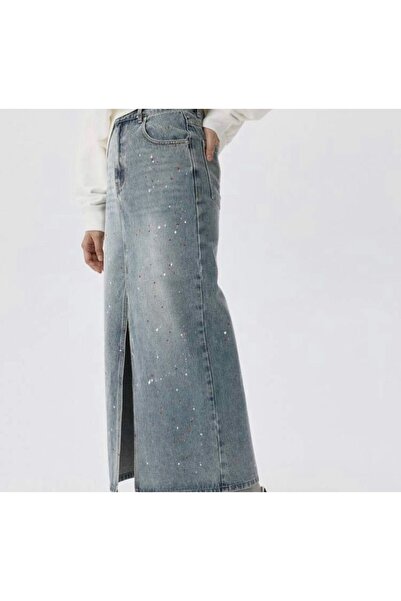 Sima Butik Women's Denim Skirt