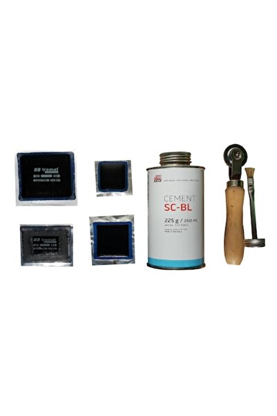 Tremat Set de 140 de plasturi pentru repararea anvelopelor