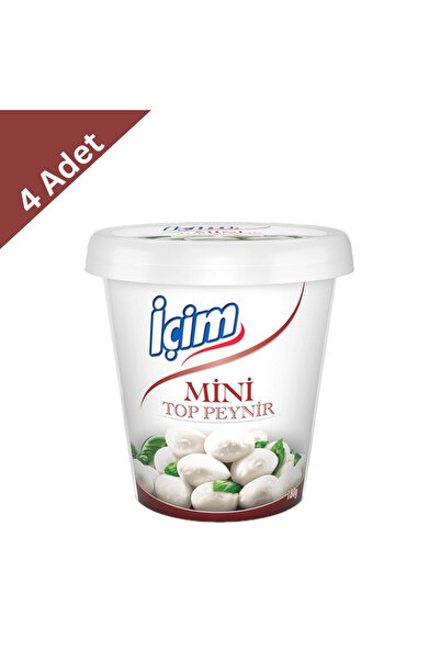 İçim Mini Top Peynir 180 g x 4 Adet - Eğlenceli, Besleyici ve Pratik Atıştırm...