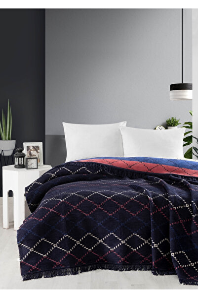 Sivalde Nova Бавовняна двоспальна ковдра | Синя, 200x220 см