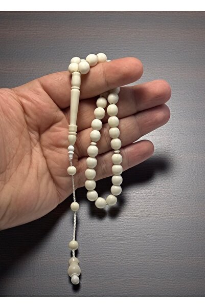 EnazStore Sphere Cut Camel Bone Rosary