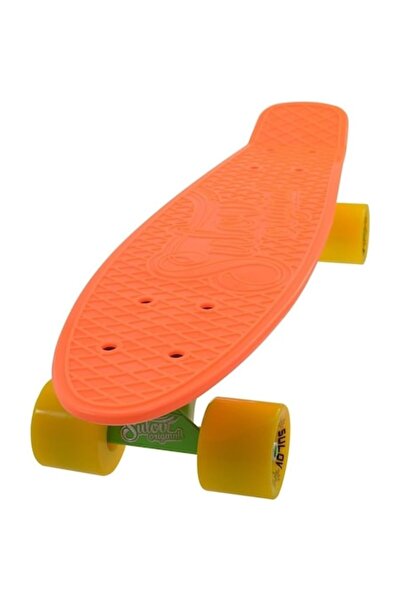 Avaleea Placă de joc Penny cu roți din silicon 55 cm, portocalie