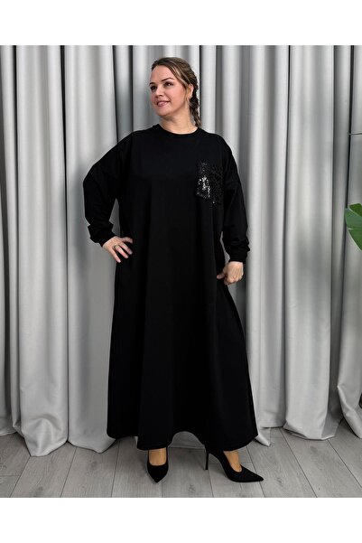 FUNDA فستان مارغريتا بتصميم أنيق باللون الأسود