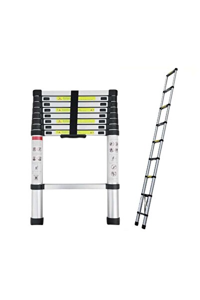 SHUIVAN Teleskobik Merdiven 9 Basamaklı Katlanır - Alüminyum