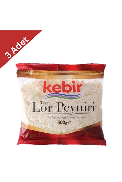 Kebir Taze Lor Peyniri (500 g) x3 Adet - Protein Deposu ve Hafif Kahvaltıları...