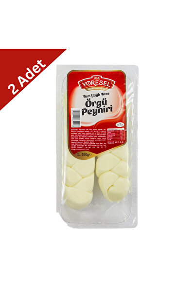 Has Yöresel Tam Yağlı Örgü Peynir (250 g) x2 Adet - Tam Yağlı ve El Emeği Tad...