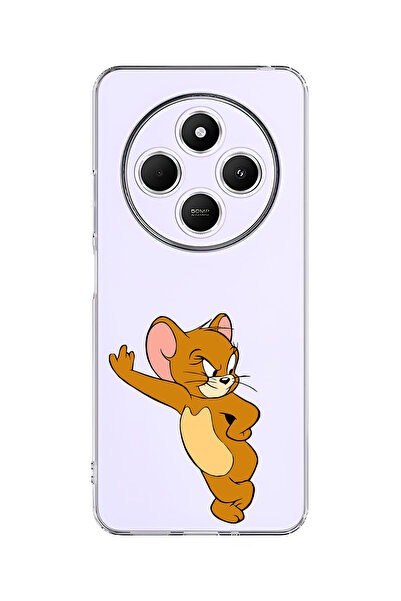 moonset Redmi 14C Uyumlu Baskılı Yumuşak Silikon Şeffaf Telefon Kılıfı