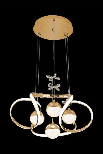 Ünal Aydınlatma Döngü 50 cm Gold LED Sarkıt Avize