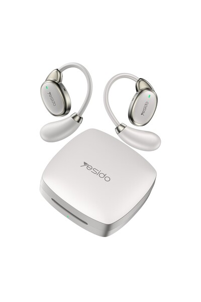 Yesido Open-ear Bluetooth headphones YSP19 WH, Type-C, 400mAh, white