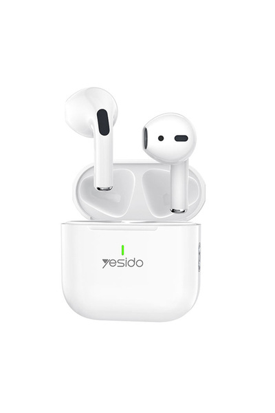 Yesido True Wireless half-in-ear headphones TWS17, 200mAh, Type-C, white