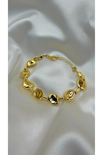 Eylülün Takısı Women's Gold Color Stone Model Bracelet