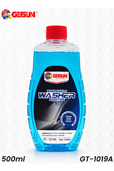 GETSUN مُضاف سائل غسيل الزجاج الأمامي ٥٠٠ مل مُركّز، يزيل الأوساخ والحشرات دو...