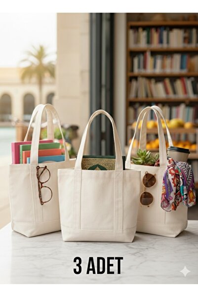 Şadoğlu Tekstil Mini Boy Kanvas Hediyelik Çanta - Kitap ve Kuran-ı Kerim Taşı...