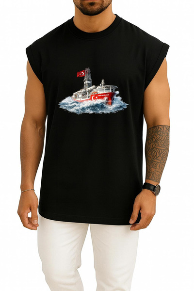 Bahriyeli Collection Oversize Abdülhamid Han Drilling Ship between the Waves ...