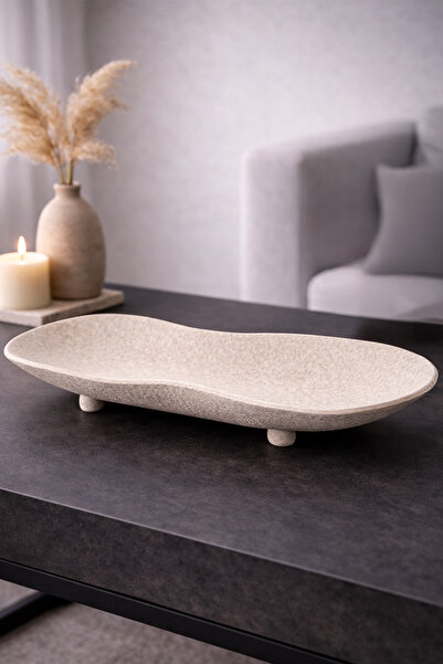 Hmydesign Dekoratif Seramik Tabak El Yapımı Modern Ev Dekoru – Morpha