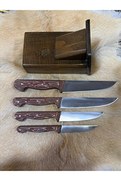 sürmene el yapımı Sürmene Mutfak Bıçak Seti - Et Bıçağı - Ekmek Bıçağı - Sebz...