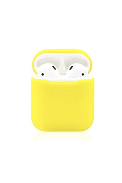 SOHO Husă pentru căștile Apple AirPods, galbenă