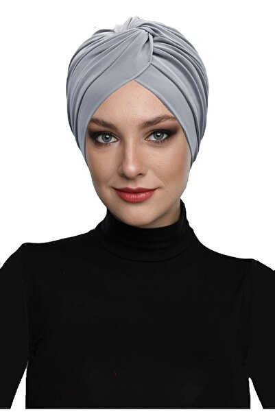 elysianfidan رمادي فاتح قبعة حجاب جاهزة للاستخدام في الهواء الطلق وغطاء حمام ...