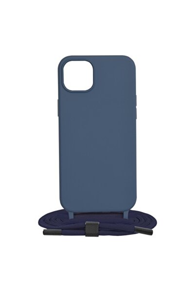 OEM Case for iPhone 15 Plus, Crossbody Lanyard, L828, Blue