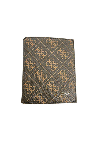 Guess Guess, Vezzola, Υφασμάτινο Πορτοφόλι, Μικρό Πορτοφόλι, SMVEZLLEA22, Μαύ...