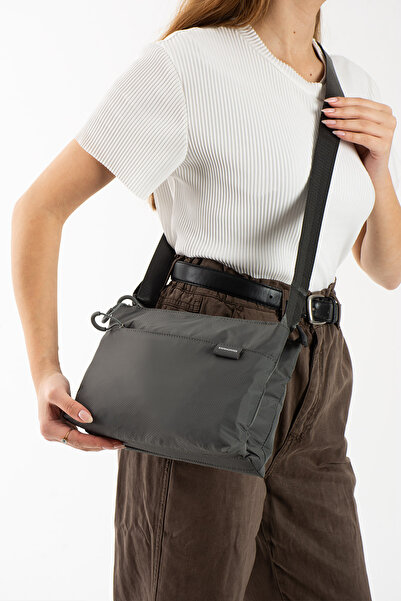 Sanmorris 6023 5-Compartment Water-Resistant Parachute Fabric Crossbody Shoul...