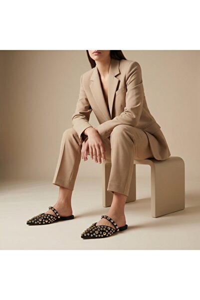 Letafia Lori Gold Drop Women's Slippers