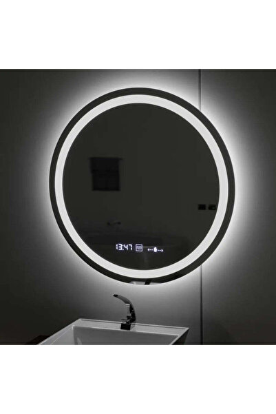 ALC-Shop Round LED Mirror, 80cm, Celeste MotionGlow Marcello, Defog System, C...