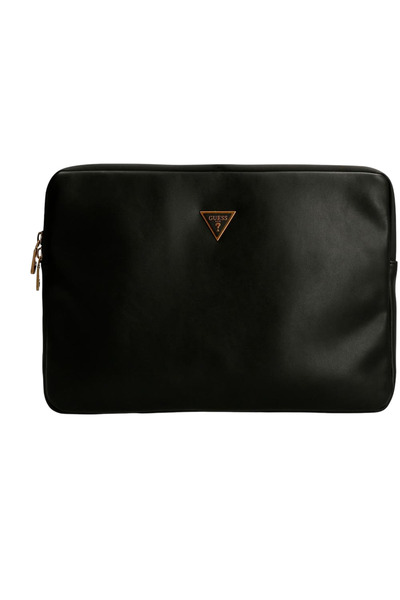 Guess Guess, Scala, Υφασμάτινη Τσάντα Χειρός, Θήκη Εγγράφων, Μαύρη