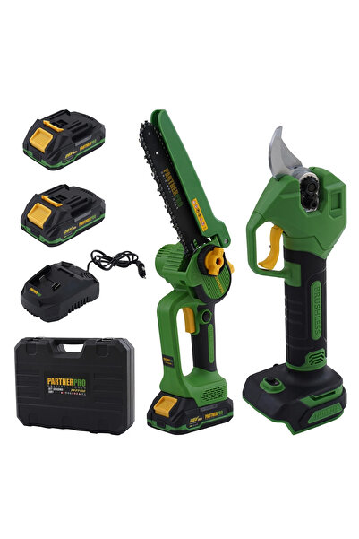 PartnerPro Garden shears and saw set PP-FF battery-powered, 2 batteries 20 V ...