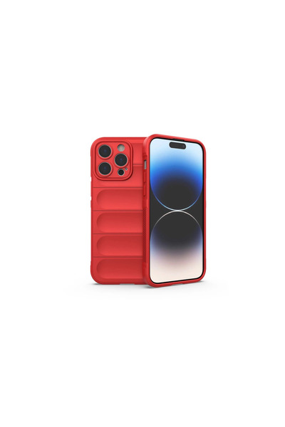 eco port iPhone 15 Pro Max Case Optimum Silicone - Red
