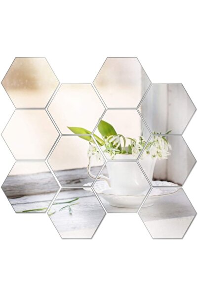 OEM Set de 12 stickere autoadezive, 5 continente, tip oglindă decorativă, 3D,...