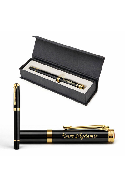 misslale esans Kişiye Özel İsim Yazılı Metal Roller Kalem – Lazer Kazıma, Kut...